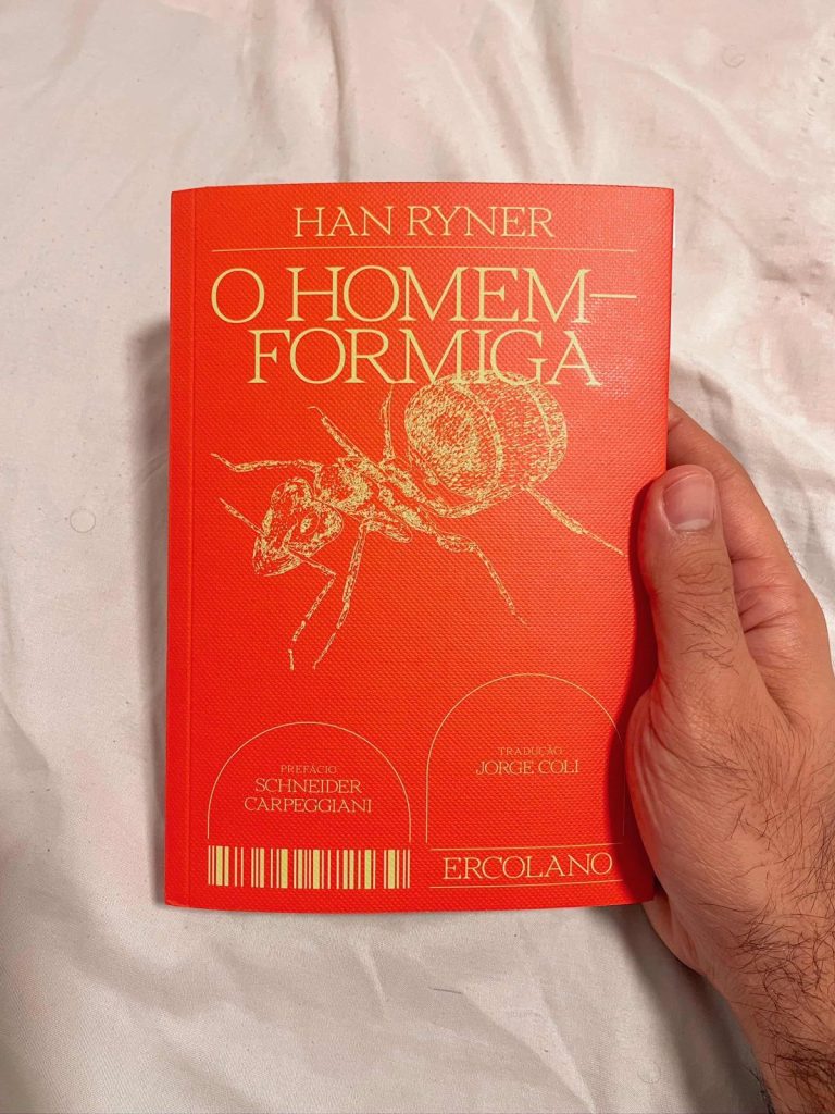 Capa do livro O homem formiga